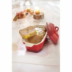 Terrine En Céramique émaillée 20,5 Cm Rouge -de Buyer Soldes Magasin 059124 1 4 Terrine en ceramique emaillee 20 5 cm rouge Mathon