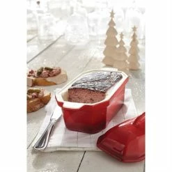 Terrine En Céramique émaillée 20,5 Cm Rouge -de Buyer Soldes Magasin 059124 4 4 Terrine en ceramique emaillee 20 5 cm rouge Mathon
