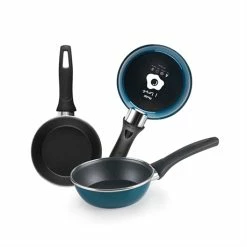 Ibili Mini-poêle Bleue 14 Cm 8 Ibili Mini-poêle Bleue 14 Cm -de Buyer Soldes Magasin 103001 2 1 Mini poele bleue 14 cm Ibili