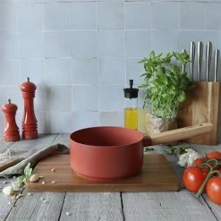 Casserole Ector Induction Aluminium Revêtu Manche En Bois 16 Cm Rouge -de Buyer Soldes Magasin 108009 1 3 Casserole Ector induction aluminium revetu manche en bois 16 cm rouge Ogo