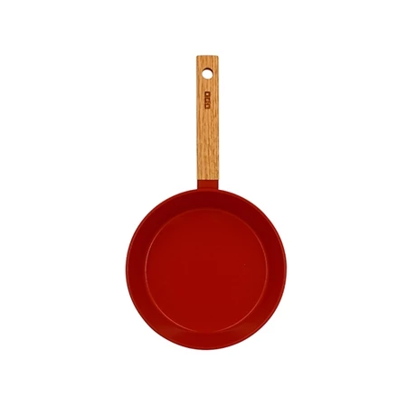 Poêle Ector Induction Aluminium Revêtu Manche En Bois 20 Cm Rouge 4 Poêle Ector Induction Aluminium Revêtu Manche En Bois 20 Cm Rouge – Image 2