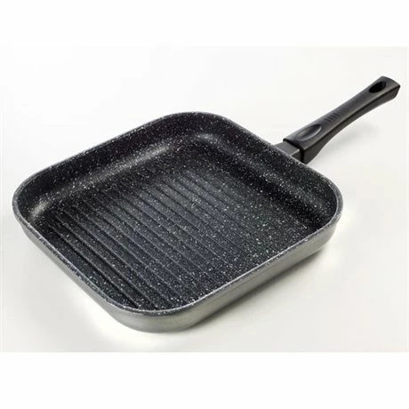 Grill Carré Revêtement Dur Comme La Pierre 28 Cm 4 Grill Carré Revêtement Dur Comme La Pierre 28 Cm – Image 2