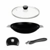 Lot Poêle Cookway 32cm Avec Poignée, Anse Et Couvercle -de Buyer Soldes Magasin 119030 0 1 Lot poele Cookway 32cm avec poignee anse et couvercle Cristel
