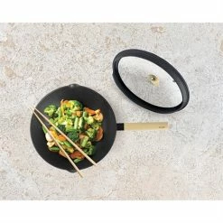 Ibili Wok Aluminium Antiadhésif Avec Couvercle 30 Cm -de Buyer Soldes Magasin 131033 2 2 Wok aluminium antiadhesif avec couvercle 30 cm Ibili