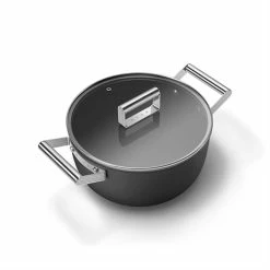 Smeg Faitout Bas Aluminium Antiadhésif 24 Cm Noir Mat Avec Couvercle En Verre Trempé 7 Smeg Faitout Bas Aluminium Antiadhésif 24 Cm Noir Mat Avec Couvercle En Verre Trempé -de Buyer Soldes Magasin 133002 2 1 Faitout bas aluminium antiadhesif 24 cm noir mat avec couvercle en verre trempe Smeg