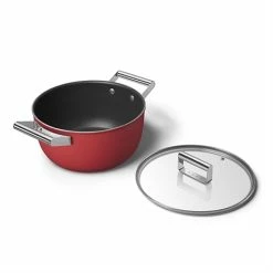 Smeg Faitout Bas Aluminium Antiadhésif 24 Cm Rouge Mat Avec Couvercle Verre Trempé 7 Smeg Faitout Bas Aluminium Antiadhésif 24 Cm Rouge Mat Avec Couvercle Verre Trempé -de Buyer Soldes Magasin 133003 2 1 Faitout bas aluminium antiadhesif 24 cm rouge mat avec couvercle verre trempe Smeg