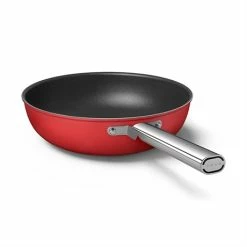 Smeg Wok Aluminium Antiadhésif 30 Cm Rouge Mat -de Buyer Soldes Magasin 133006 2 6 Wok aluminium antiadhesif 30 cm rouge mat Smeg