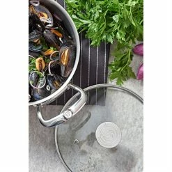 De Buyer Couvercle En Verre Cerclé Inox 18 Cm -de Buyer Soldes Magasin 147016 1 2 Couvercle en verre cercle inox 18 cm De Buyer