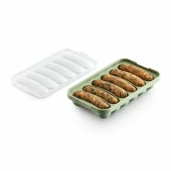 Lekue Moule Silicone 6 Saucisses Végétales Veggie Sausage Vert