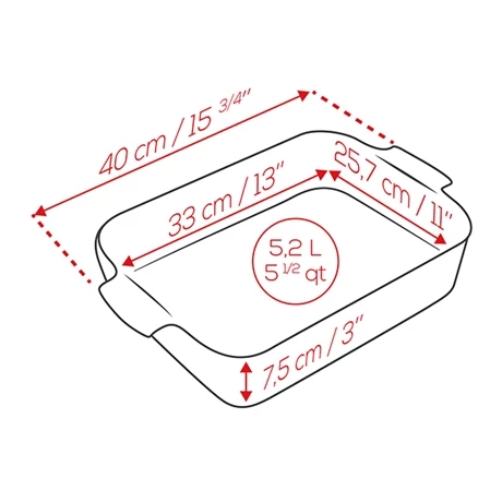 Peugeot Plat Four Rectangulaire Bleu Céramique 40 Cm 4 Peugeot Plat Four Rectangulaire Bleu Céramique 40 Cm – Image 2