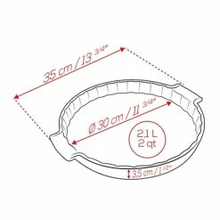 Peugeot Moule à Tarte Céramique écru 30 Cm -de Buyer Soldes Magasin 201199 2 2 Moule a tarte ceramique ecru 30 cm Peugeot