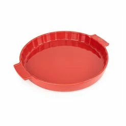 Peugeot Moule à Tarte Céramique Rouge 30 Cm
