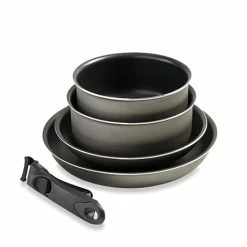 Set 2 Poêles Et 2 Casseroles Anti-adhésives Délice Et Manche Amovible 10 Set 2 Poêles Et 2 Casseroles Anti-adhésives Délice Et Manche Amovible -de Buyer Soldes Magasin 20215 3 3 Set 2 poeles et 2 casseroles anti adhesives Delice et manche amovible Mathon