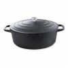 Cocotte Légère Ovale En Fonte D'aluminium 32 Cm 6,5 L Coloris Noir -de Buyer Soldes Magasin 203004 0 4 Cocotte legere ovale en fonte d aluminium 32 cm 6 5 L coloris noir Mathon