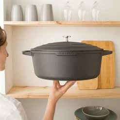 Cocotte Légère Ovale En Fonte D'aluminium 32 Cm 6,5 L Coloris Noir 9 Cocotte Légère Ovale En Fonte D'aluminium 32 Cm 6,5 L Coloris Noir -de Buyer Soldes Magasin 203004 3 4 Cocotte legere ovale en fonte d aluminium 32 cm 6 5 L coloris noir Mathon