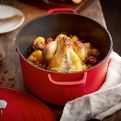 Cocotte Légère Ovale En Fonte D’aluminium 32 Cm 6,5 L Rouge -de Buyer Soldes Magasin 203008 1 2 Cocotte legere ovale en fonte d aluminium 32 cm 6 5 L rouge Mathon