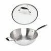 Lot Wok Tout Inox Et Couvercle Verre 30 Cm Excell'Inox 1 Lot Wok Tout Inox Et Couvercle Verre 30 Cm Excell'Inox -de Buyer Soldes Magasin 209005 0 1 Lot wok tout inox et couvercle verre 30 cm Excell Inox Mathon