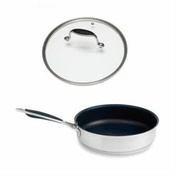 Set Sauteuse Anti-adhérente Excell’Inox 24 Cm Et Couvercle