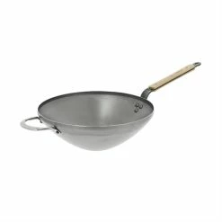 De Buyer Wok Minéral B Bois 32 Cm