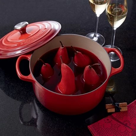 Le Creuset Cocotte Fonte Rond 24 Cm Cerise 5 Le Creuset Cocotte Fonte Rond 24 Cm Cerise – Image 3