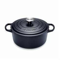 Le Creuset Cocotte Fonte Rond 26 Cm Noir