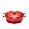 Le Creuset Cocotte Fonte Ovale Cerise 27 Cm -de Buyer Soldes Magasin 213196 0 2 Cocotte fonte ovale cerise 27 cm Le Creuset