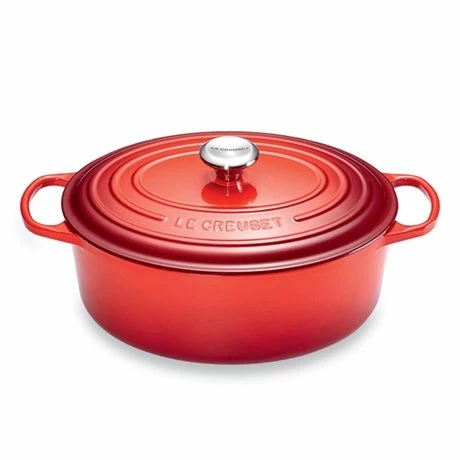 Le Creuset Cocotte Fonte Ovale Cerise 31 Cm 3 Le Creuset Cocotte Fonte Ovale Cerise 31 Cm