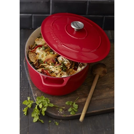 Cocotte Sublime Fonte Ovale 8,5 L 35 Cm Rouge 5 Cocotte Sublime Fonte Ovale 8,5 L 35 Cm Rouge – Image 3
