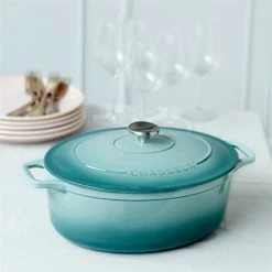Cocotte Ovale Quartz 33 Cm -de Buyer Soldes Magasin 213267 2 1 Cocotte Ovale quartz 33 cm Chasseur