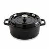 Cocotte En Fonte Ronde 28 Cm 5,6 L Noire