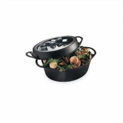 Le Creuset Cocotte Fonte Ovale Doufeu 32 Cm 7,2 L Noir Mat 5 Le Creuset Cocotte Fonte Ovale Doufeu 32 Cm 7,2 L Noir Mat -de Buyer Soldes Magasin 21384 1 1 Cocotte fonte ovale Doufeu 32 cm 7 2 L noir mat Le Creuset