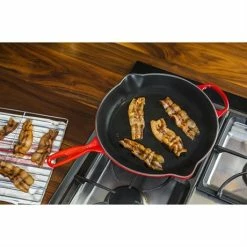 Le Creuset Grill Skillet Rond Fonte émaillée 23 Cm Cerise -de Buyer Soldes Magasin 215002 1 1 Grill Skillet rond fonte emaillee 23 cm Cerise Le Creuset