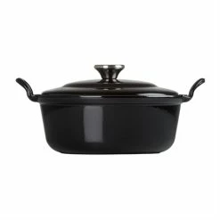 Le Creuset Cocotte Fonte Ronde Plume 24 Cm 2,4 L Noir
