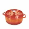 Cocotte En Fonte Ronde 28 Cm 5,6 L Coloris Orange -de Buyer Soldes Magasin 223000 0 5 Cocotte en fonte ronde 28 cm 5 6 L coloris orange Mathon