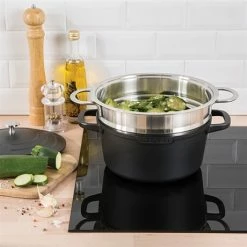 Lot Panier Vapeur Multidiamètre Et Couvercle En Verre Excell'Inox 24 Cm -de Buyer Soldes Magasin 229003 2 1 Lot panier vapeur multidiametre et couvercle en verre Excell Inox 24 cm Mathon