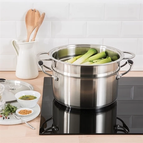 Lot Panier Vapeur Multidiamètre 20, 22, 24 Cm Et Couvercle En Verre Multidiamètre 4 Lot Panier Vapeur Multidiamètre 20, 22, 24 Cm Et Couvercle En Verre Multidiamètre – Image 2