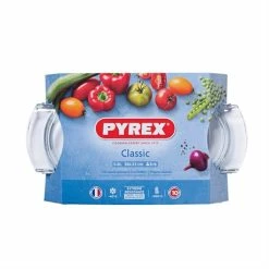 Cocotte Ovale En Verre 5,8 L Classic Pyrex -de Buyer Soldes Magasin 243002 1 1 Cocotte ovale en verre 5 8 L Classic Pyrex Pyrex