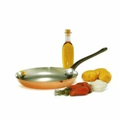 Poêle à Frire En Cuivre Massif 28 Cm 7 Poêle à Frire En Cuivre Massif 28 Cm -de Buyer Soldes Magasin 26117 1 2 Poele a frire en cuivre massif 28 cm Baumalu