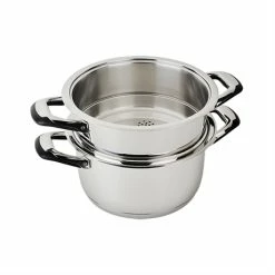 Insert Cuit Vapeur Inox 24 Cm -de Buyer Soldes Magasin 270012 1 3 Insert cuit vapeur inox 24 cm Ecovitam