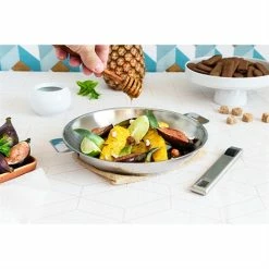 Poêle Inox Strate 26 Cm -de Buyer Soldes Magasin 271142 3 4 Poele inox Strate 26 cm Cristel