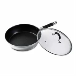Sauteuse Antiadhésive Inox Et Couvercle Rapid Cook 28 Cm