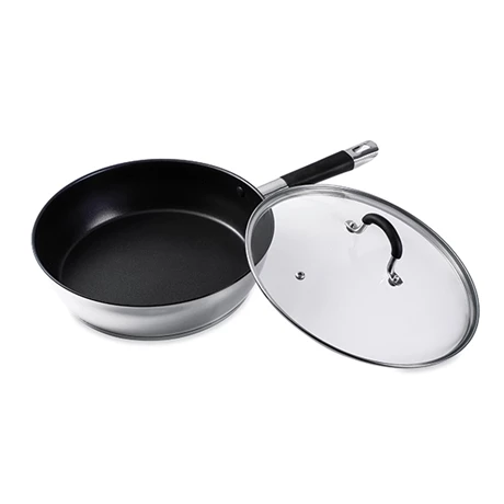 Sauteuse Antiadhésive Inox Et Couvercle Rapid Cook 28 Cm 3 Sauteuse Antiadhésive Inox Et Couvercle Rapid Cook 28 Cm