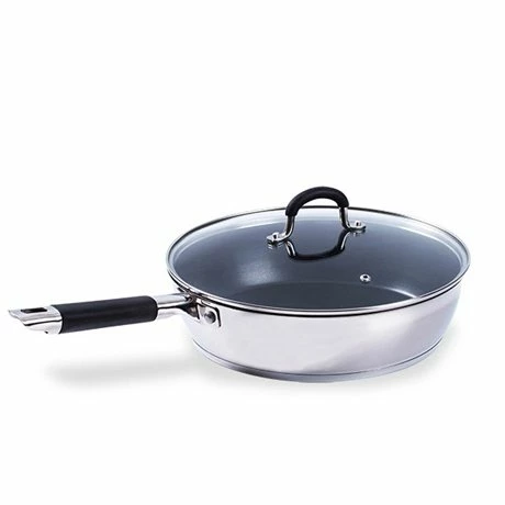 Sauteuse Antiadhésive Inox Et Couvercle Rapid Cook 28 Cm 4 Sauteuse Antiadhésive Inox Et Couvercle Rapid Cook 28 Cm – Image 2