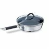 Sauteuse Antiadhésive Inox Et Couvercle Rapid Cook 24 Cm -de Buyer Soldes Magasin 27218 0 1 Sauteuse antiadhesive inox et couvercle Rapid Cook 24 cm Mathon