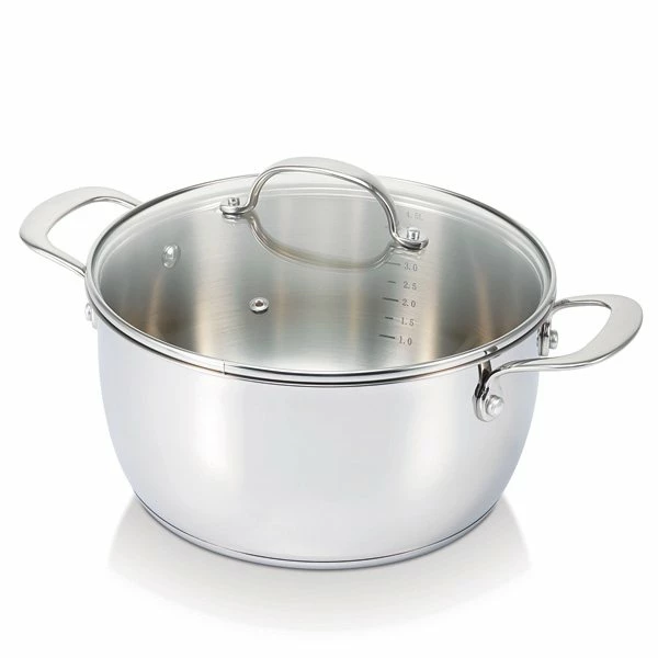 BEKA Faitout Inox Avec Couvercle Belvia 20 Cm 2,9 L 3 BEKA Faitout Inox Avec Couvercle Belvia 20 Cm 2,9 L