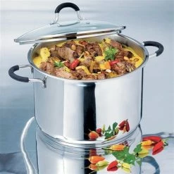 Marmite Haute En Inox 18 8 Avec Couvercle Rapid Cook 26 Cm 8,5 L -de Buyer Soldes Magasin 27340 1 4 Marmite haute en inox 18 8 avec couvercle Rapid Cook 26 cm 8 5 L Mathon