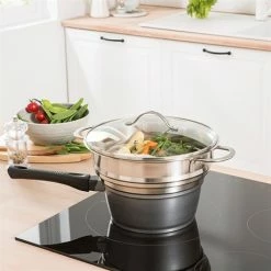 Panier Vapeur Multidiamètre 20, 22, 24 Cm -de Buyer Soldes Magasin 274020 2 2 Panier vapeur multidiametre 20 22 24 cm Mathon