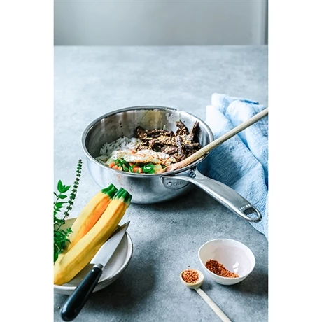 Casserole Inox Castel'Pro 20 Cm 4 Casserole Inox Castel'Pro 20 Cm – Image 2