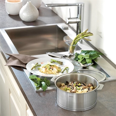 Set De 3 Casseroles Strate 16 à 20 Cm Avec Poignée Mutine Grise 4 Set De 3 Casseroles Strate 16 à 20 Cm Avec Poignée Mutine Grise – Image 2