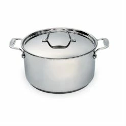 BEKA Faitout Chef Inox Avec Couvercle 24 Cm 5,7 L